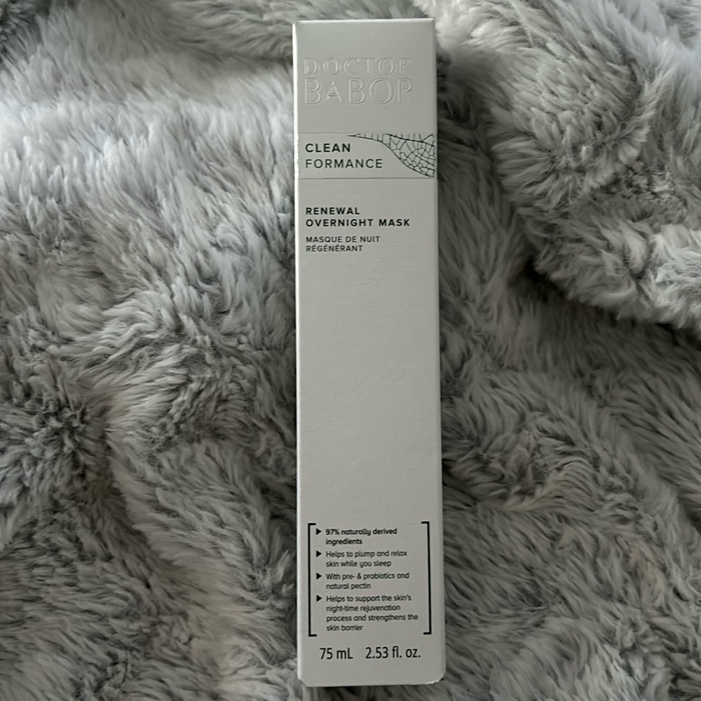 Doctor Babor Clean Formance renewal overnight mask
